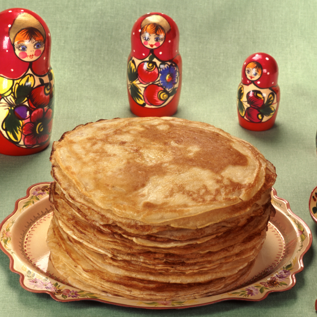Блины с матрешками на Масленицу