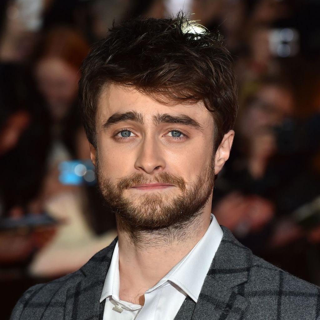 Актер Дэниел Рэдклифф с бородой