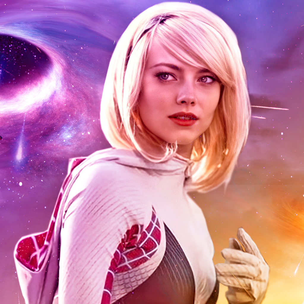 Актриса Эмма Стоун в новом фильме Человек-паук: Нет пути домой, 2021