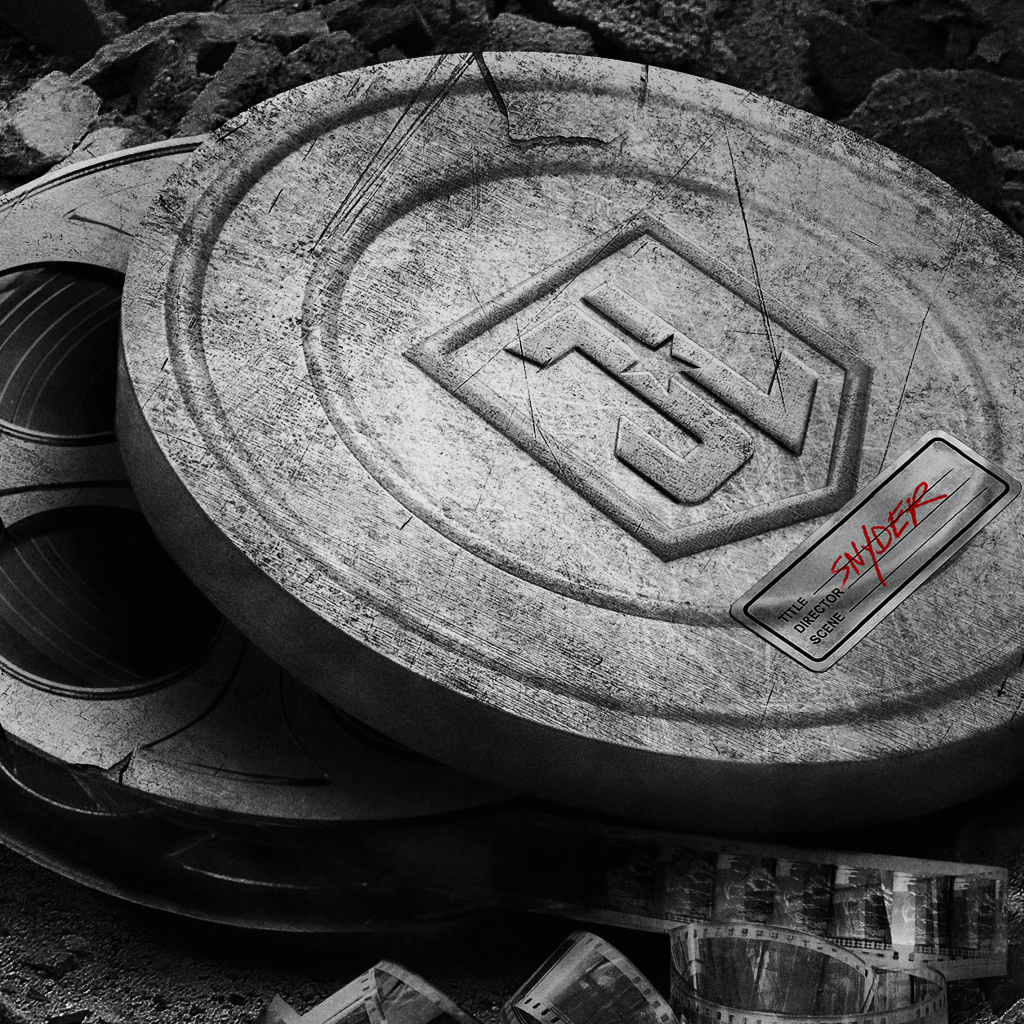 Старая бобина с фильмом Лига справедливости Зака Снайдера, 2021