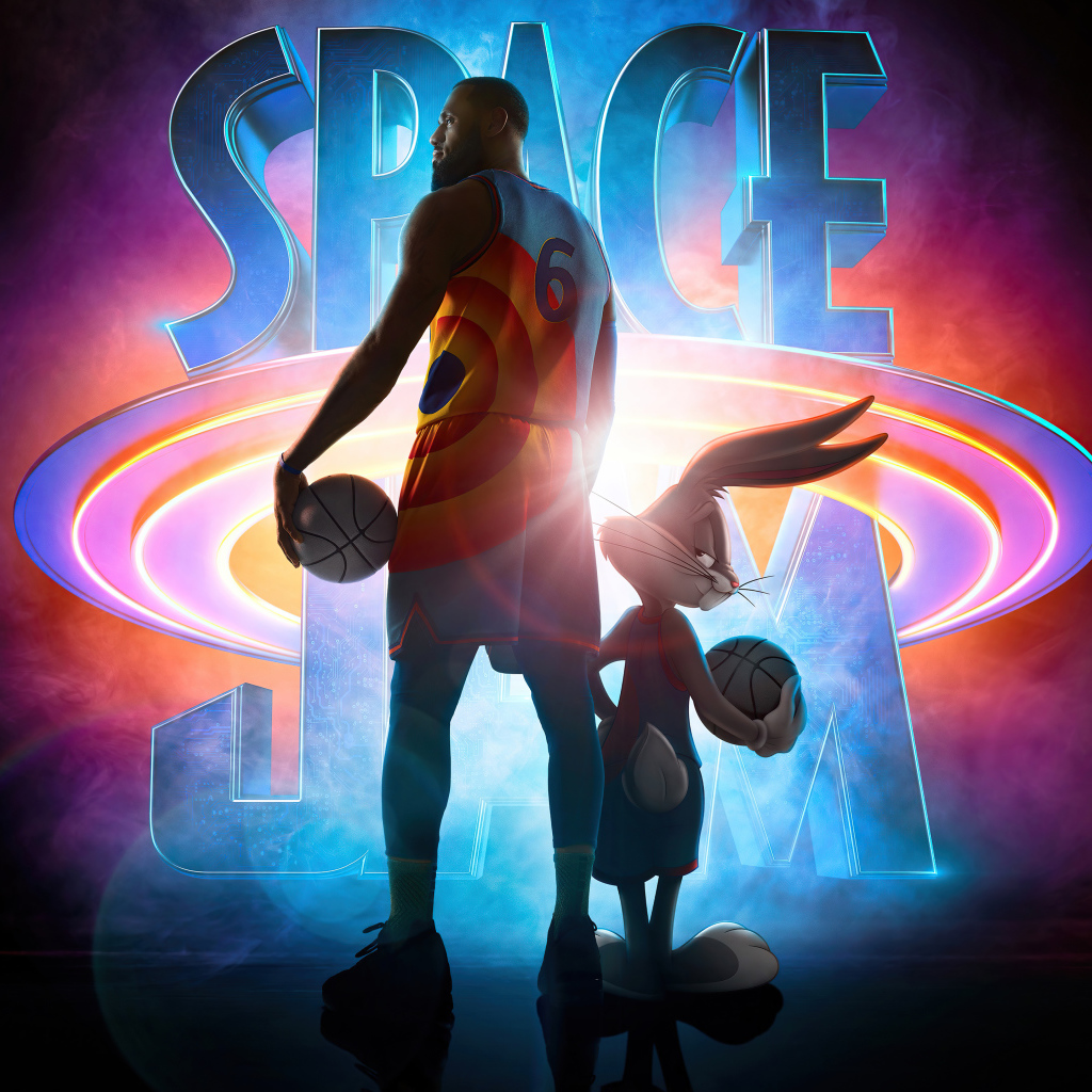Постер нового фильма Космический джем: Новое поколение, 2021