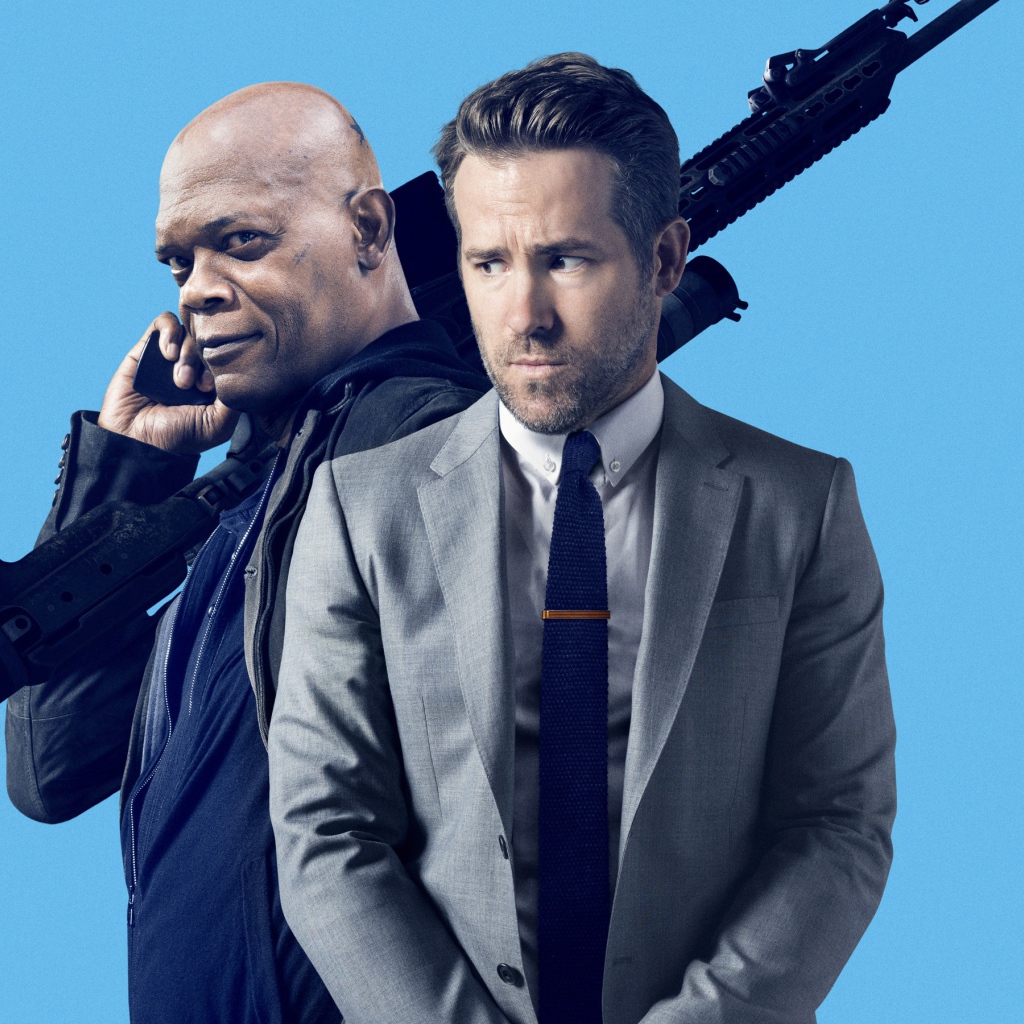 Главные герои фильма Телохранитель жены киллера, 2021