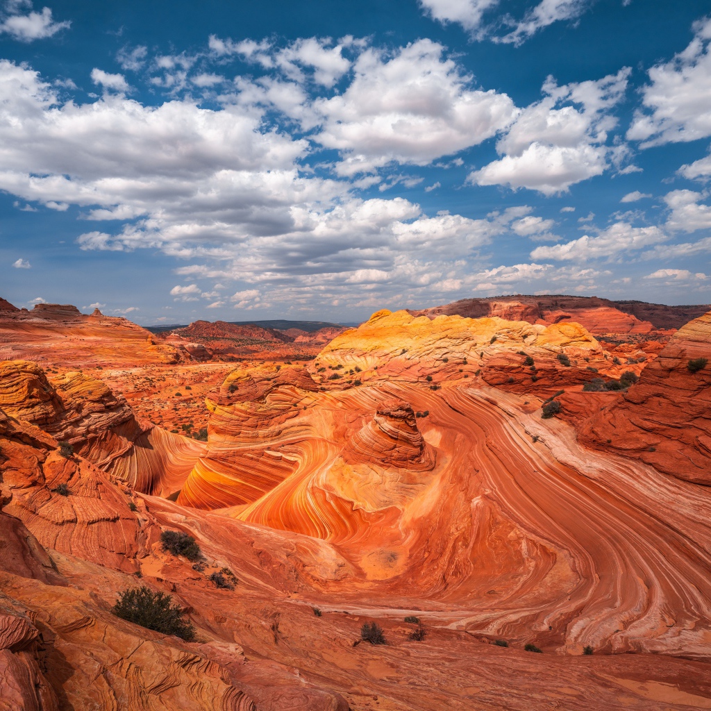 Красивый вид на каньон под красивым небом 