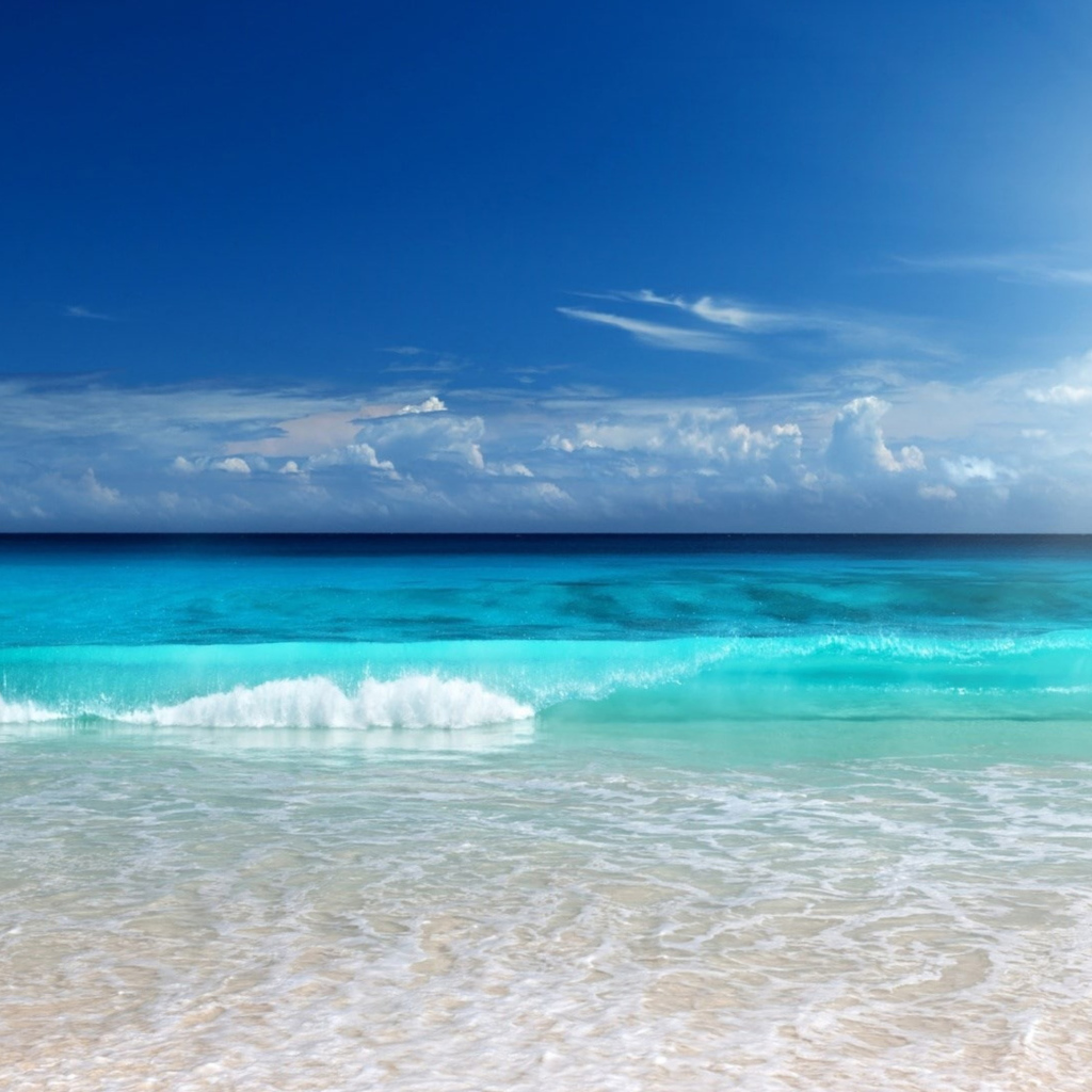 Красивый вид на морской горизонт 