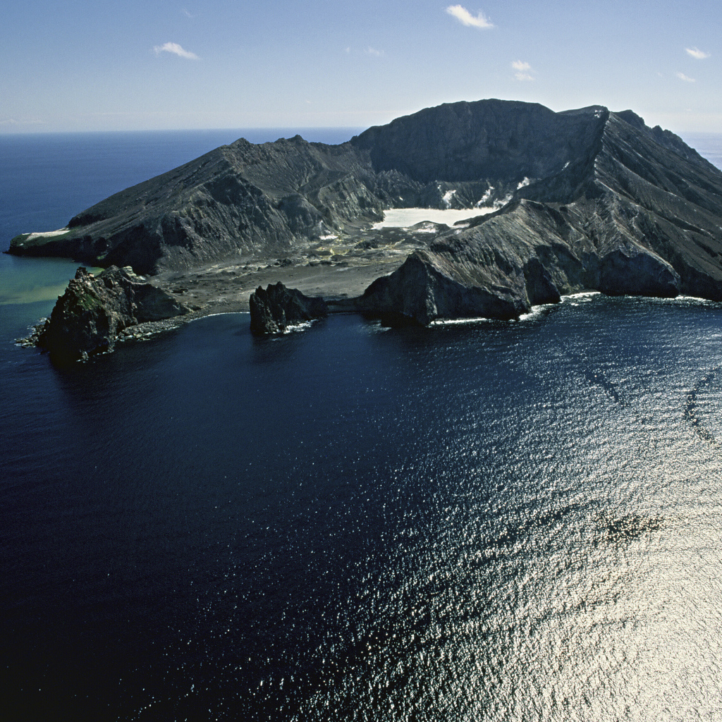 Volcanic Island of White Island, New Zealand