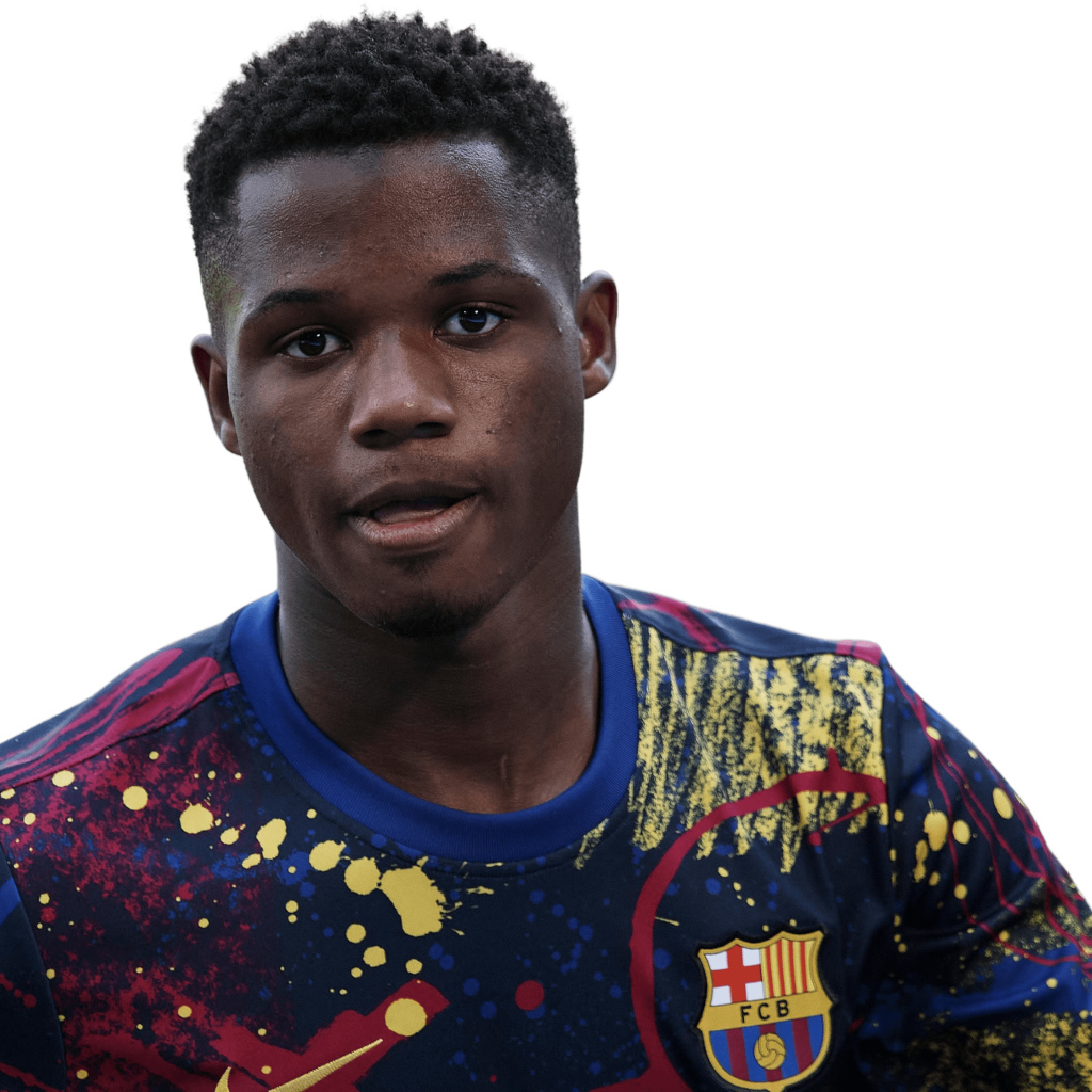 Испанский футболист клуба Барселона Ансу Фати