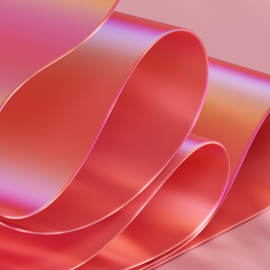 Лента 3д на розовом фоне