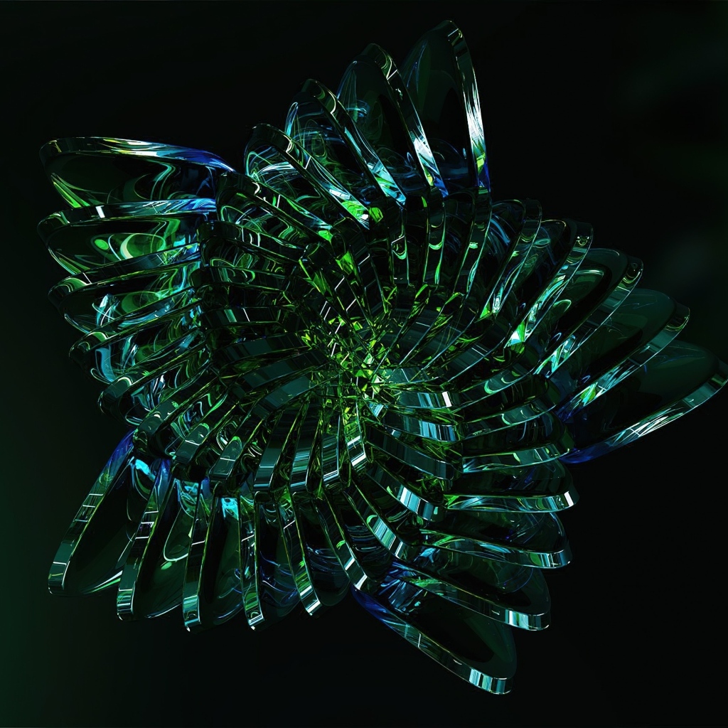 Абстрактный зеленый цветок фон для Motorola Moto RIZR