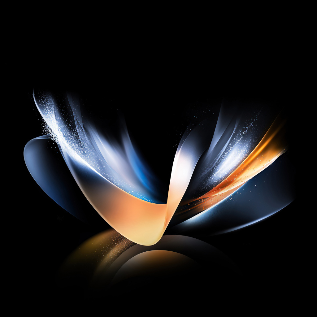 Абстрактный узор на черном фоне