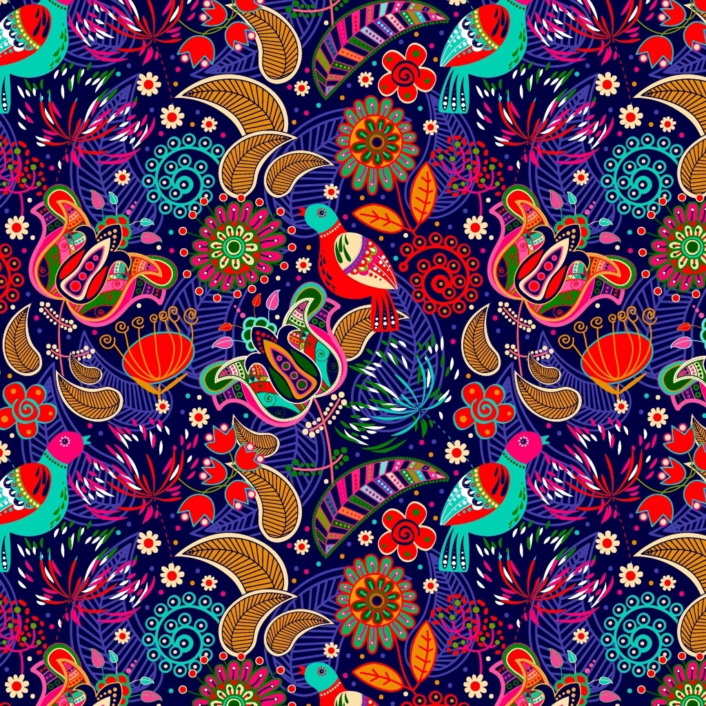 Красивый яркий абстрактный рисунок