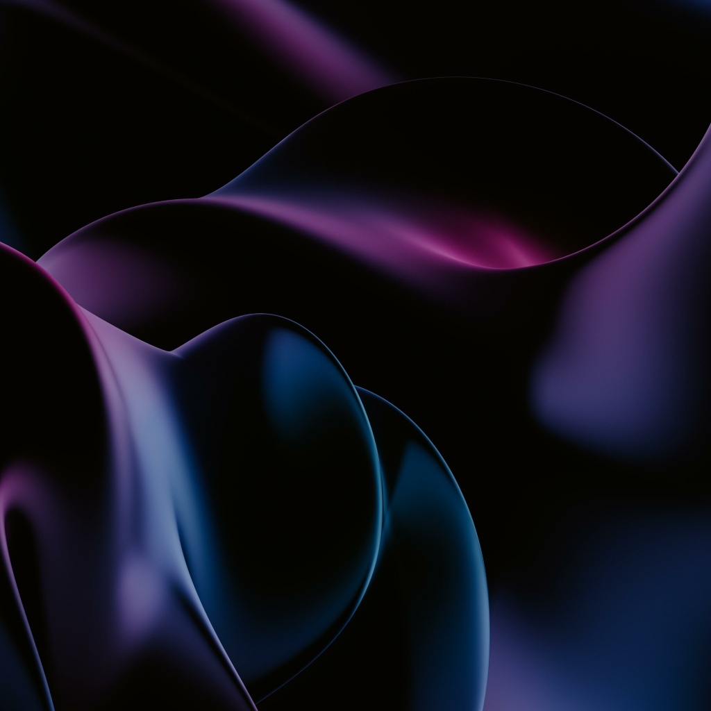 Черно синие волны абстракция