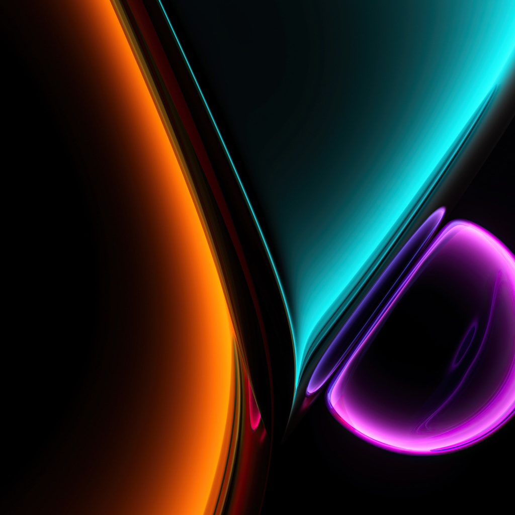 Яркие цвета на черном фоне