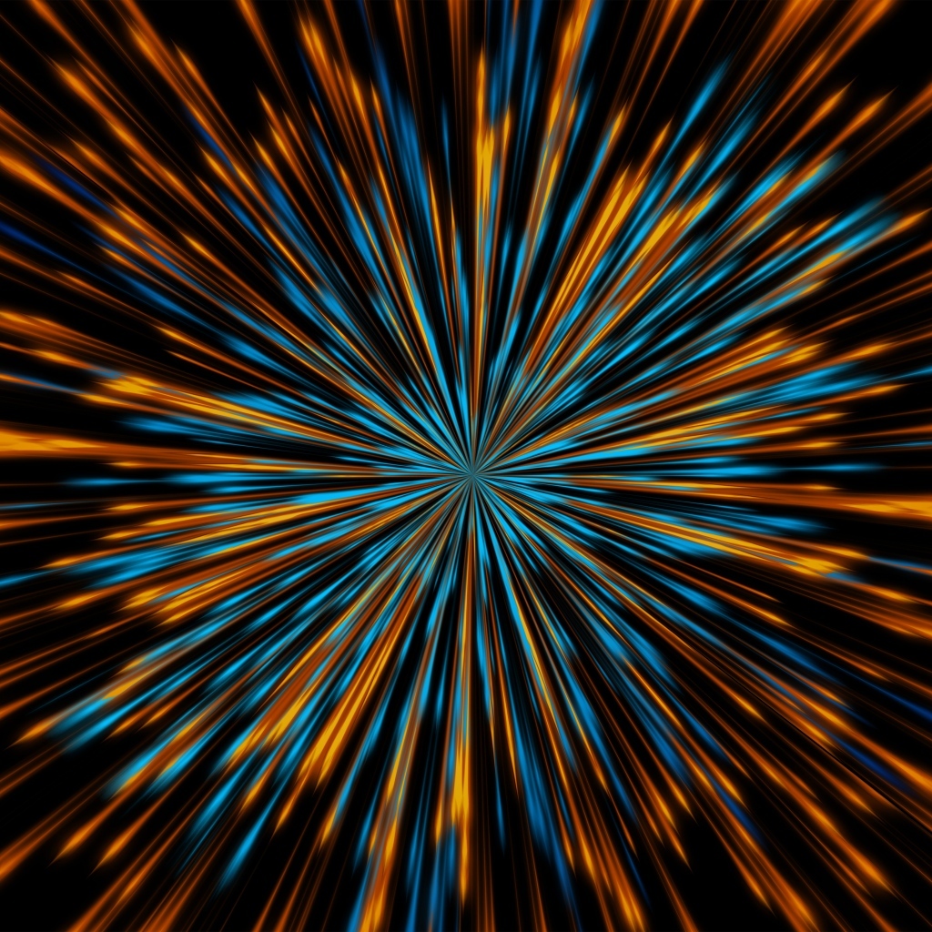 Яркая разноцветная вспышка иллюзия