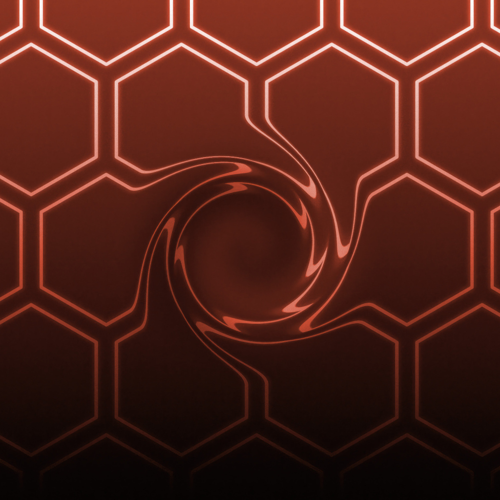 Шестиугольная сетка коричневого цвета