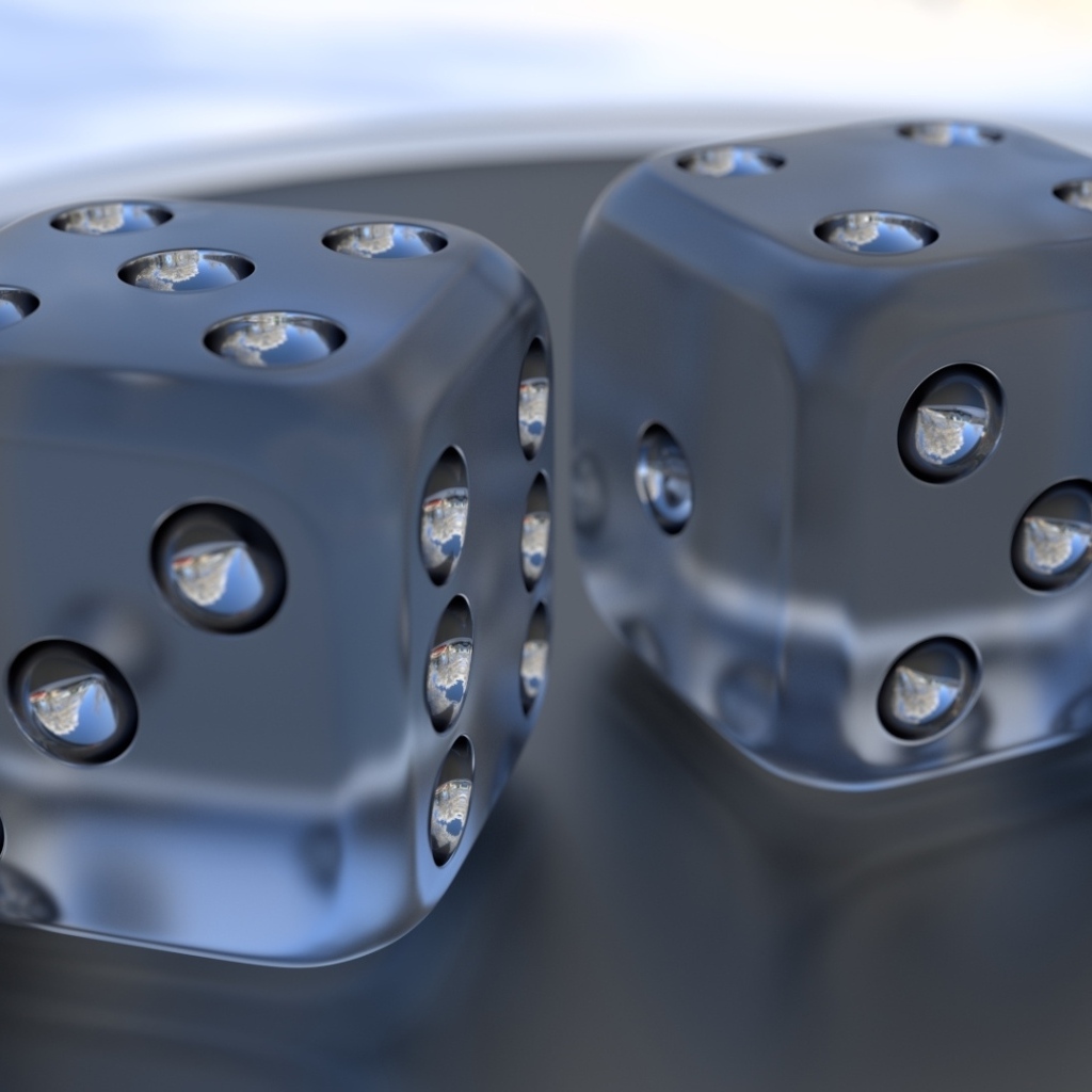 Игральные хрустальные кости