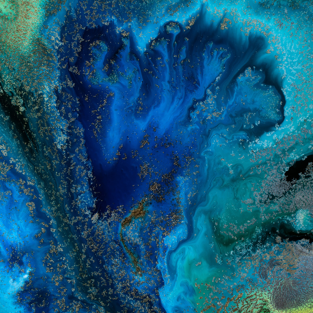 Разные оттенки голубой иллюзии