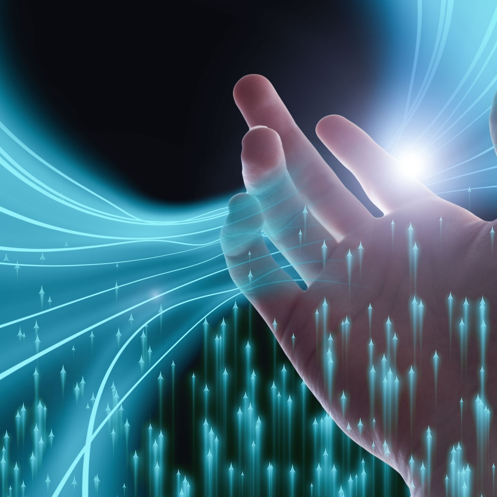 Рука ловит нейронные волны 