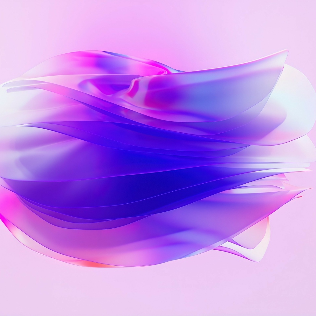 Сиреневый абстрактный узор на розовом фоне