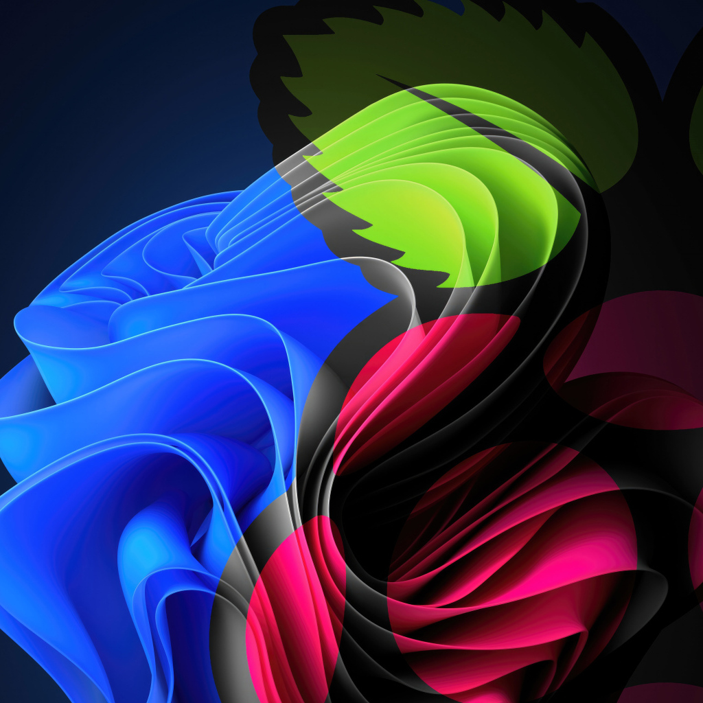 Разноцветные узоры на волнистой поверхности