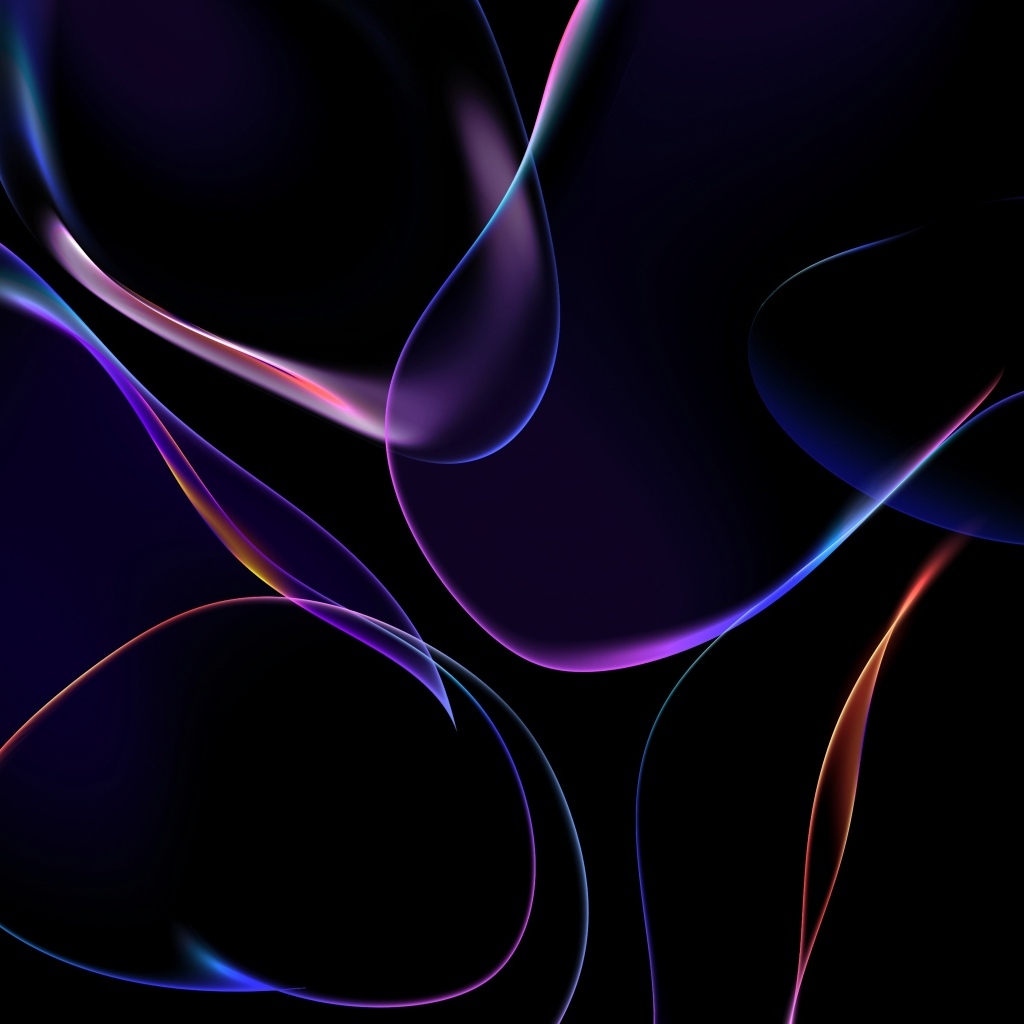 Неоновые мыльные пузыри на черном фоне