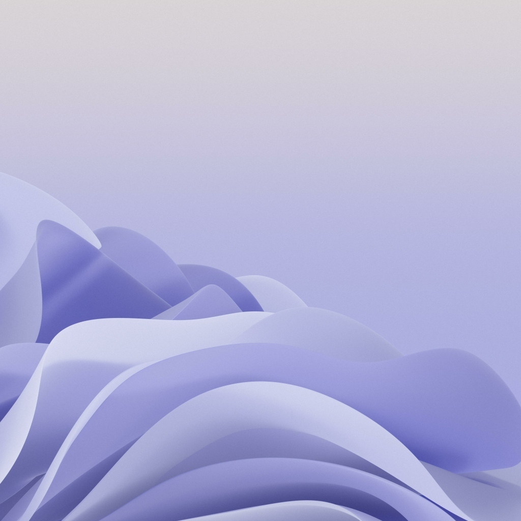 Фиолетовые волны на сером фоне, абстракция