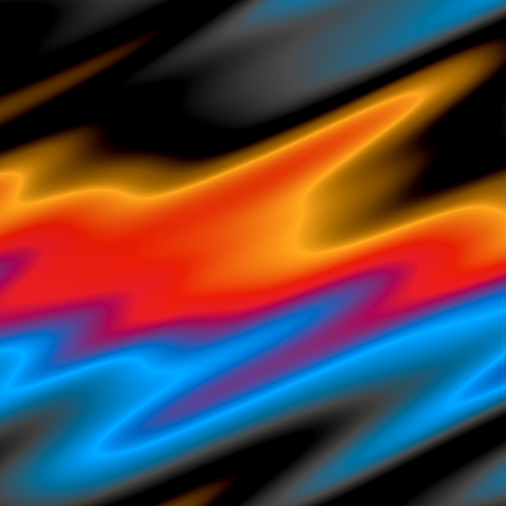 Три разноцветные волнистые линии 