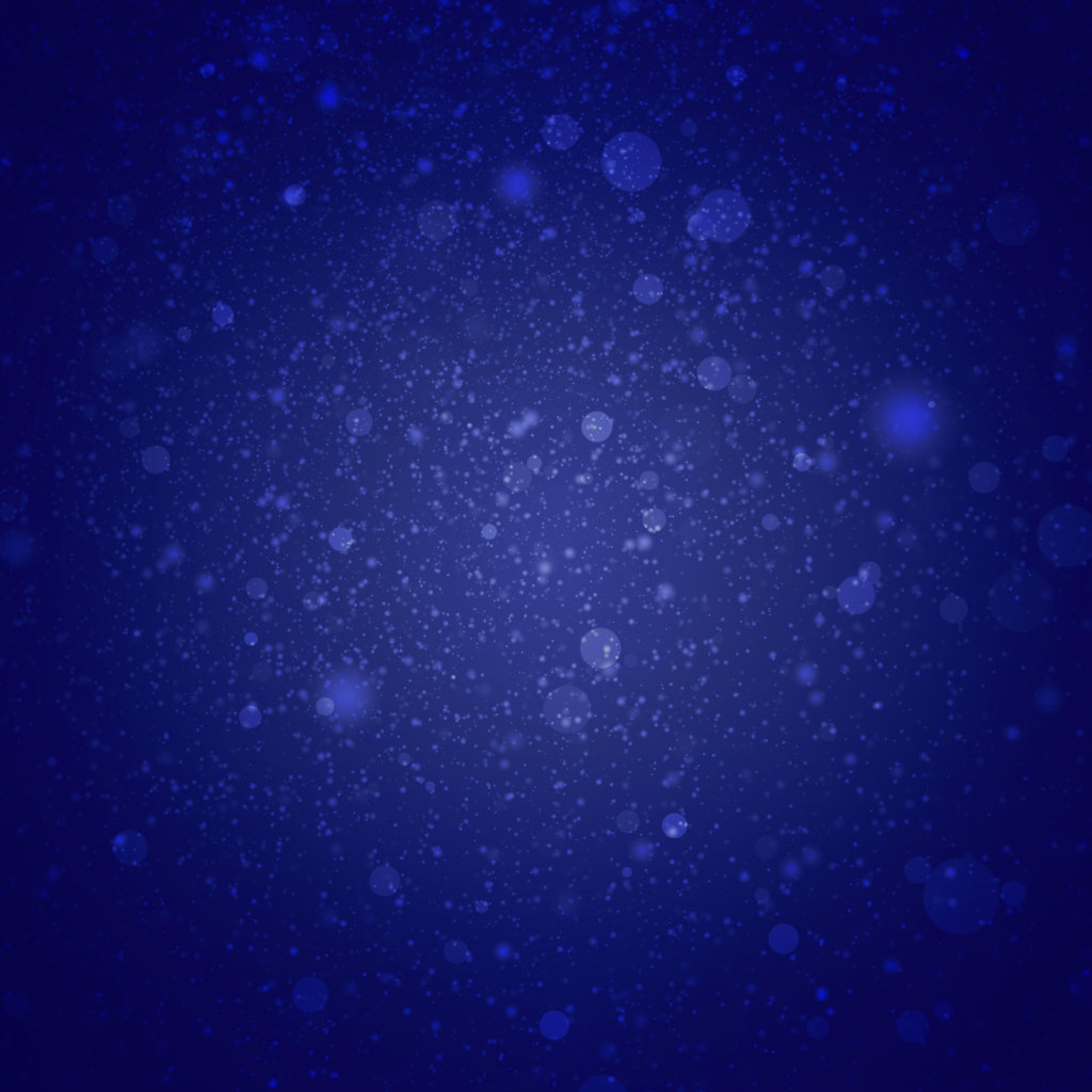 Белые абстрактные блики на синем фоне