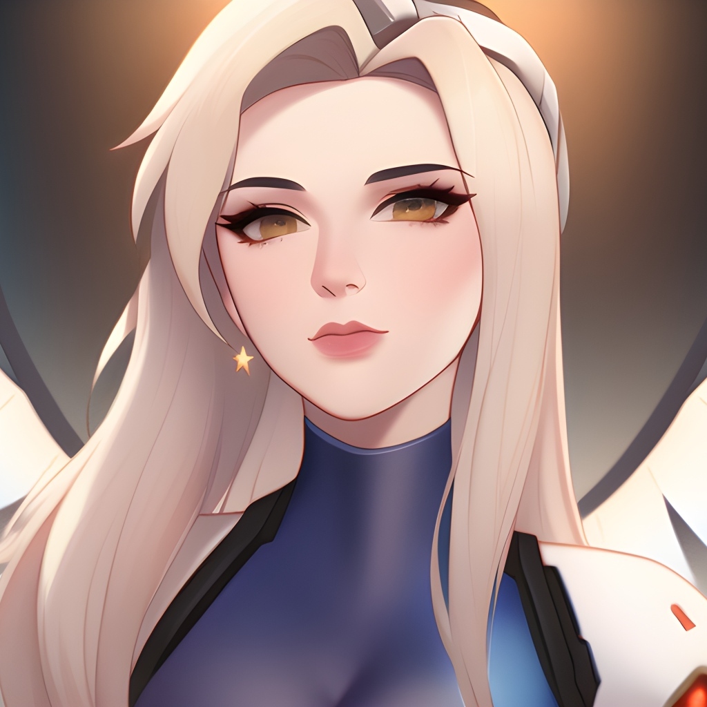 Девушка аниме с белыми волосами