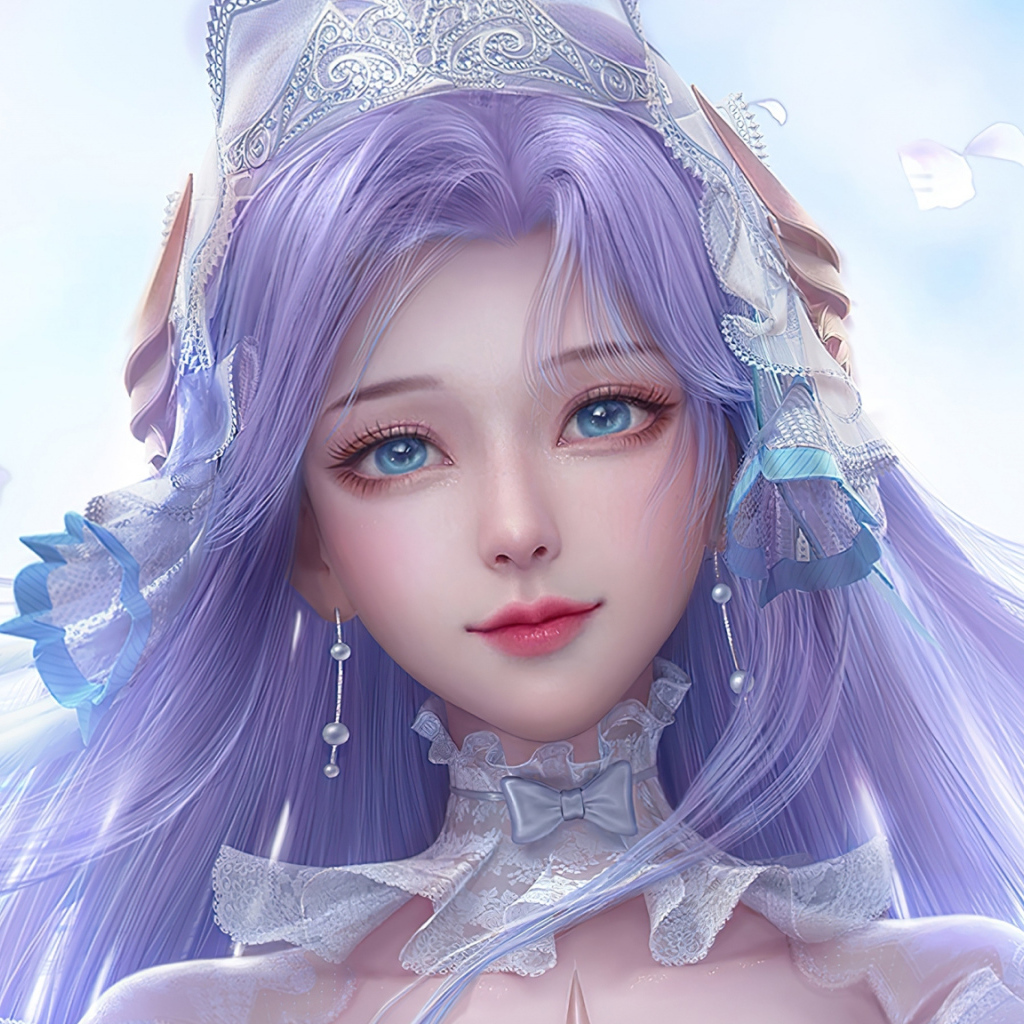 Милая девушка аниме невеста