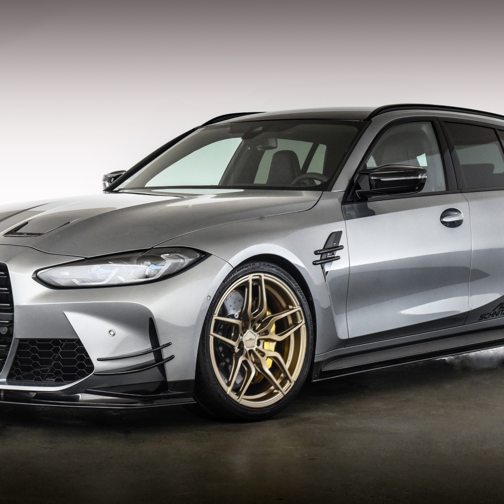 Автомобиль AC Schnitzer ACS3 Sport Touring 2023 года на сером фоне