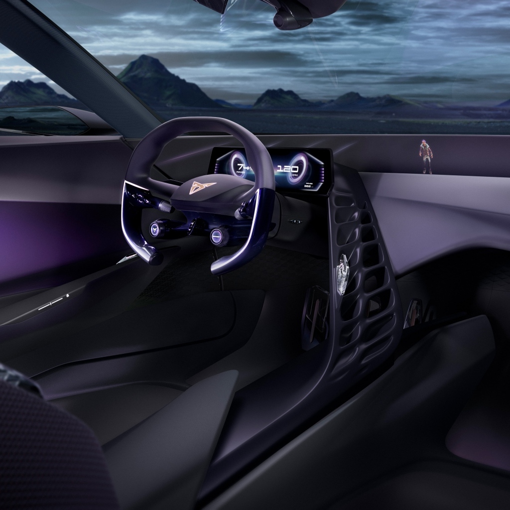 Салон автомобиля Cupra DarkRebel