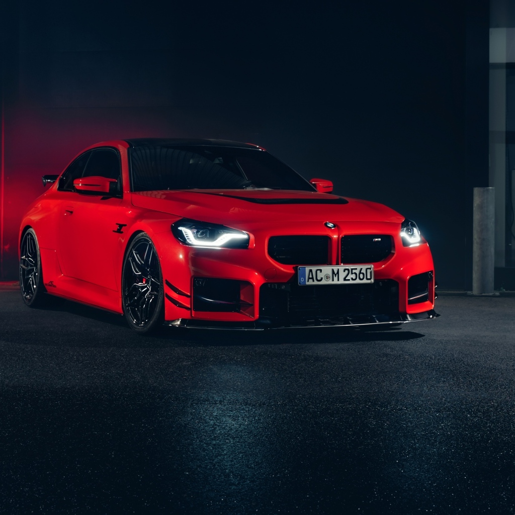 Красный автомобиль AC Schnitzer ACS2 Sport 2023 года