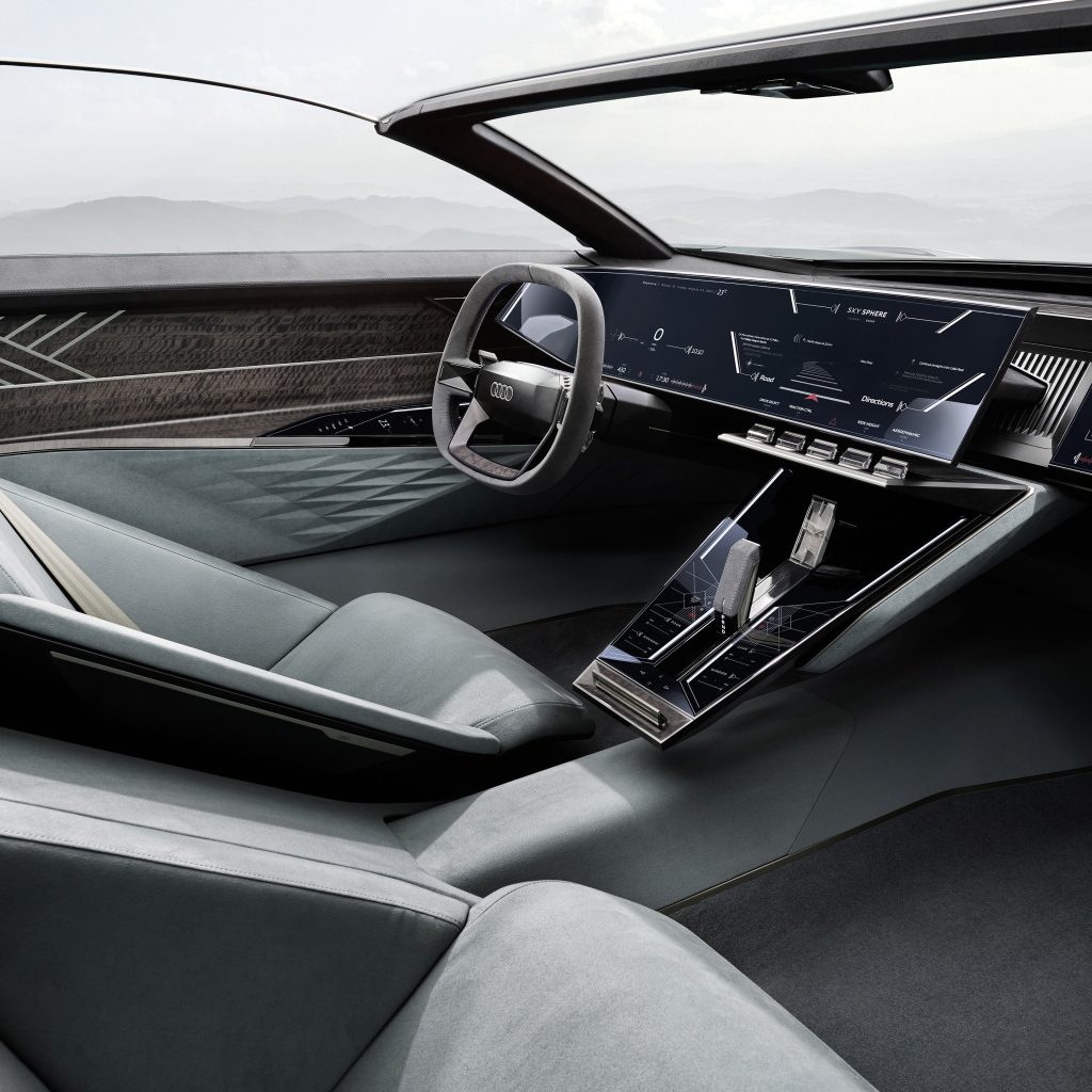 Салон Audi Skysphere Concept 2021 года