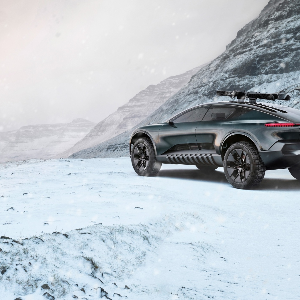 Внедорожник Audi Activesphere на снегу