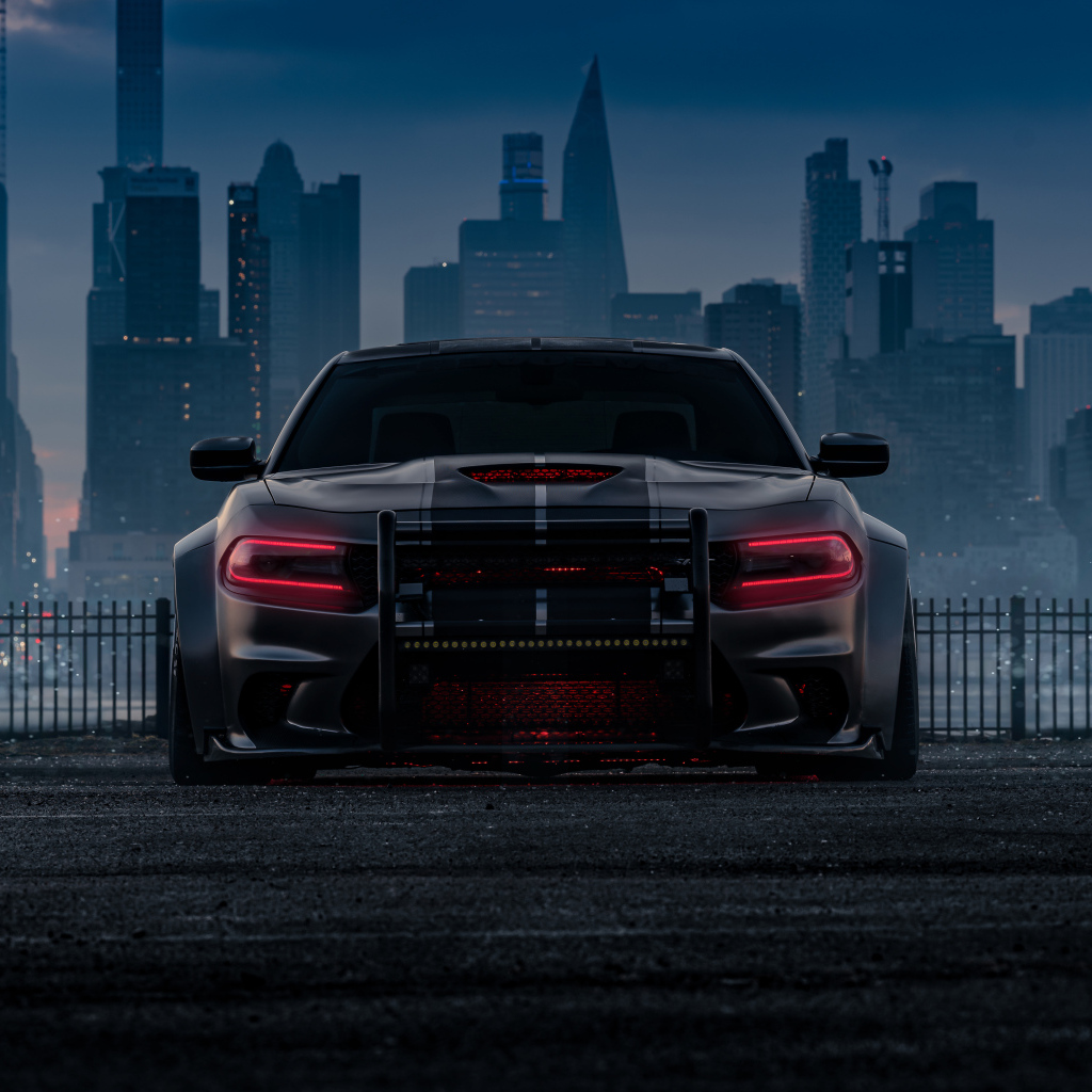 Автомобиль Dodge Charger Hellcat Enforcer вид спереди