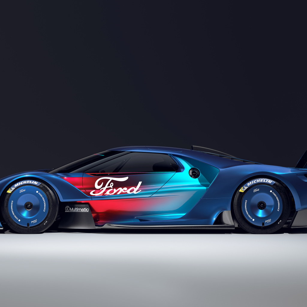 Спортивный Ford GT Mk IV вид сбоку