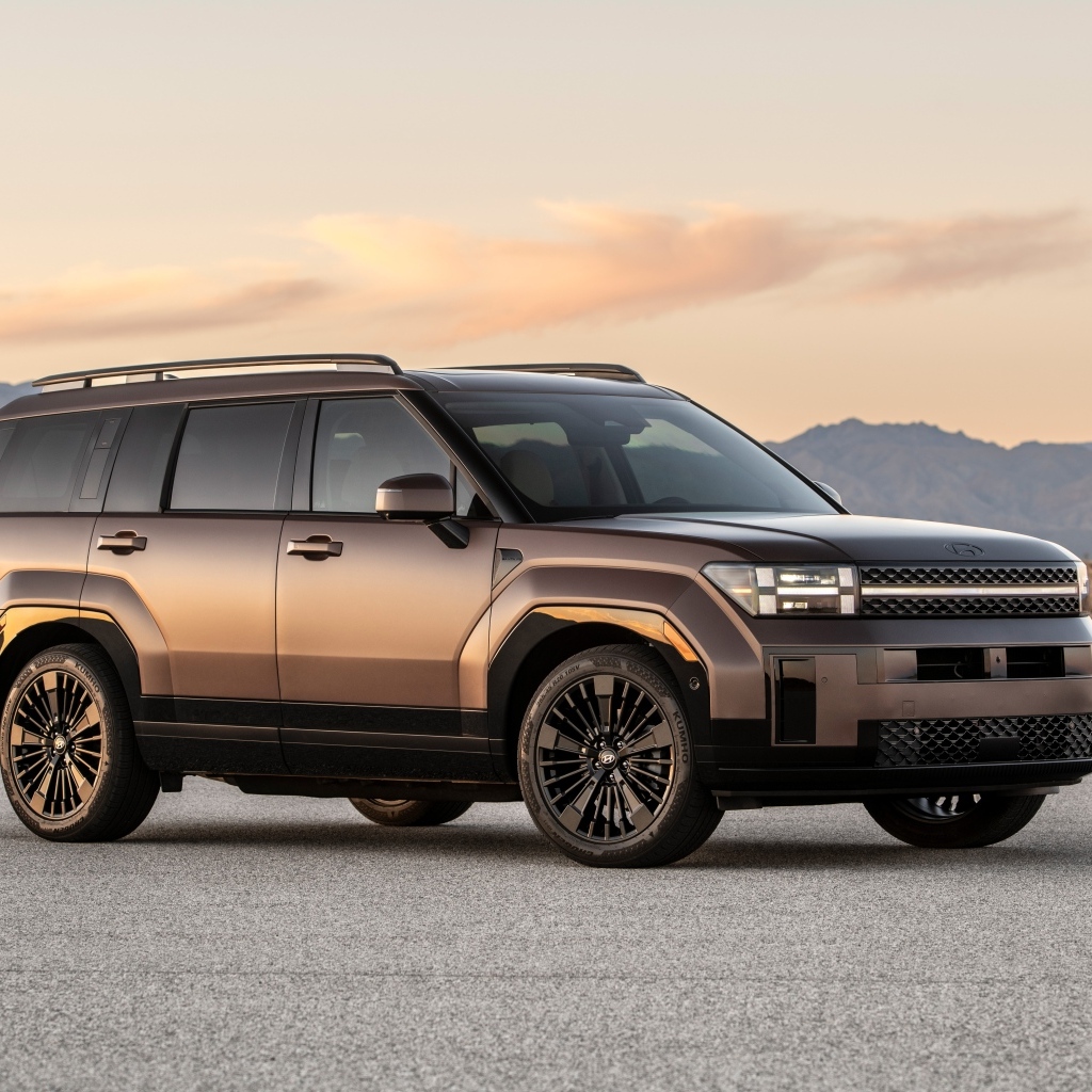 Большой внедорожник Hyundai Santa Fe Calligraphy 2024 года