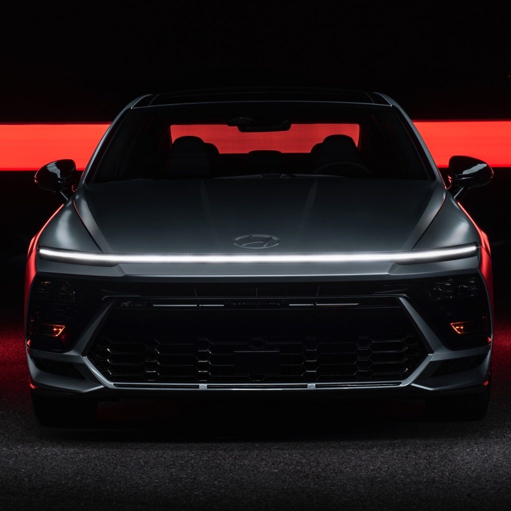 Автомобиль Hyundai Sonata N Line 2024 года вид спереди