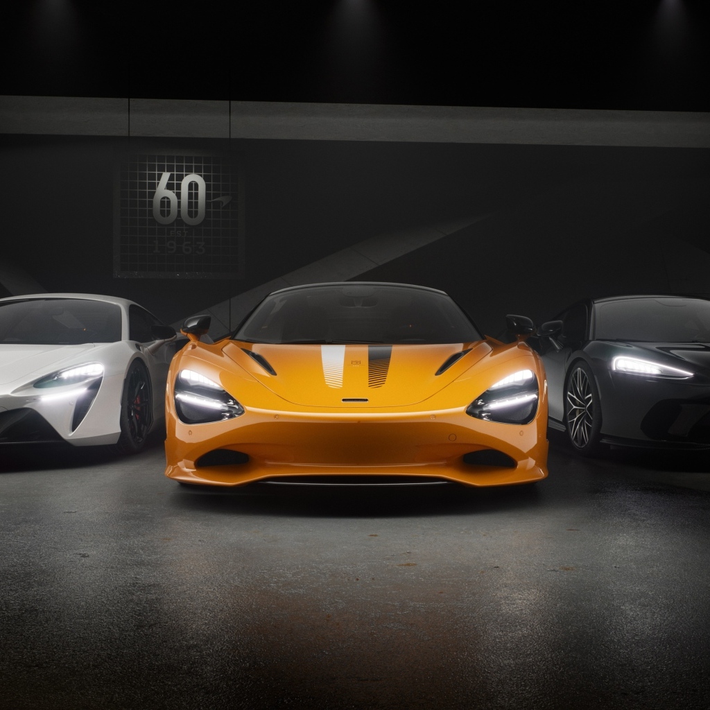 Три стильных быстрых автомобиля McLaren 60th Anniversary Edition