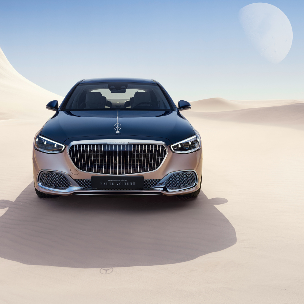 Автомобиль Mercedes-Maybach S 680 4MATIC Haute Voiture 2023 вид спереди