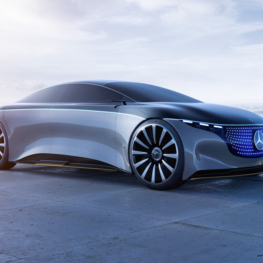 Автомобиль концепт Mercedes Vision EQS