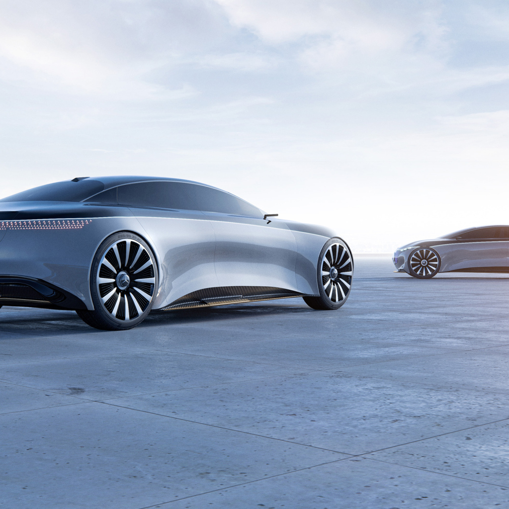 Новый автомобиль Mercedes Vision EQS