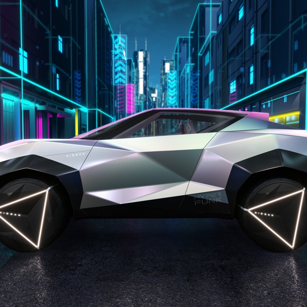 Автомобиль Nissan Hyper Punk вид сбоку