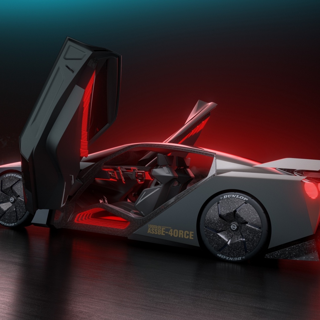 Открытые двери в автомобиле Nissan Hyper Force