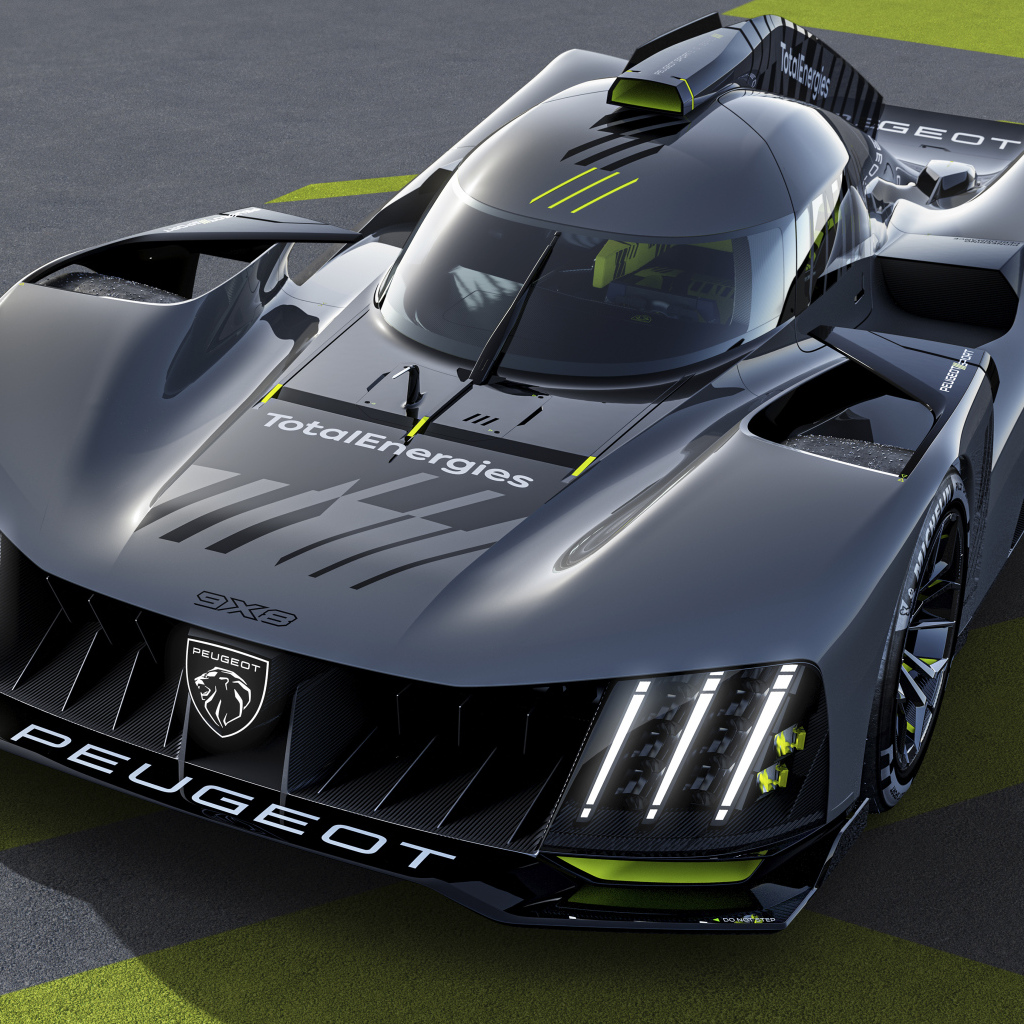 Быстрый автомобиль Peugeot 9X8,  2022 года