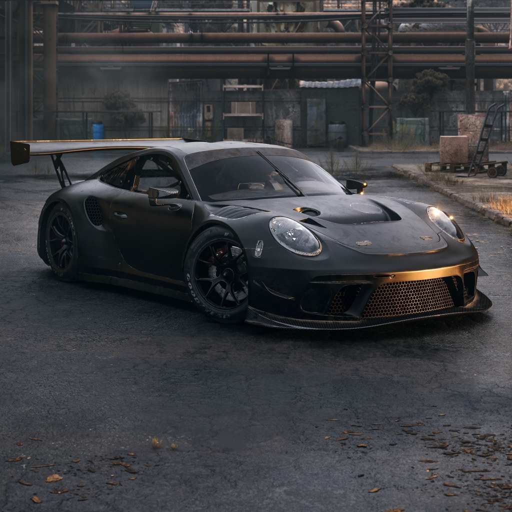 Быстрый автомобиль Porsche 911 GT3