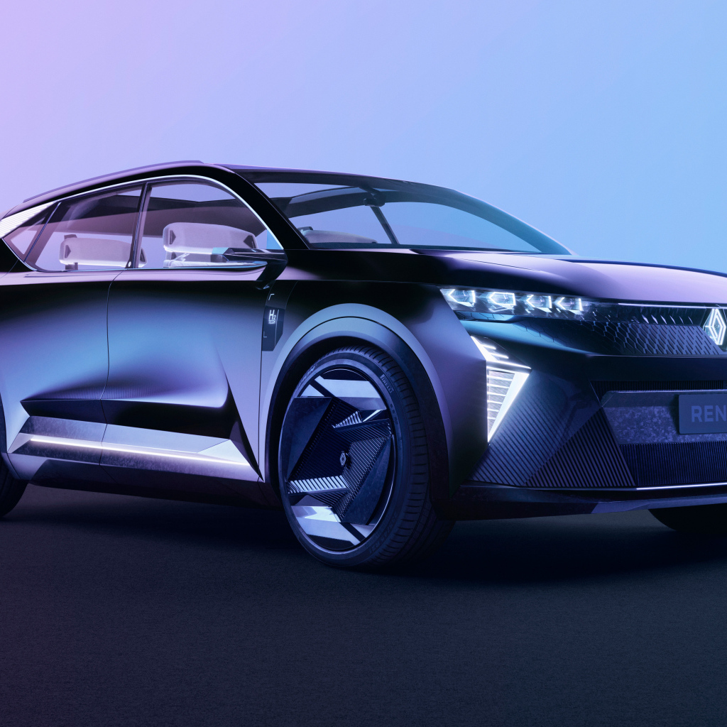 Стильный автомобиль Renault Scénic Vision 2022 года