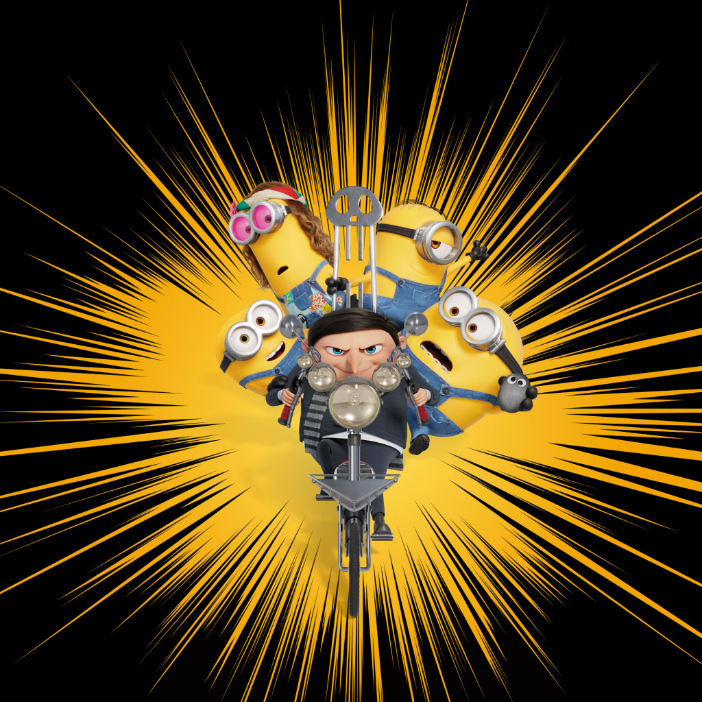 Постер мультфильма Миньоны: Грювитация