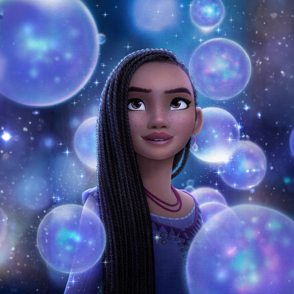 Милая девушка персонаж нового мультфильма Заветное желание, 2023