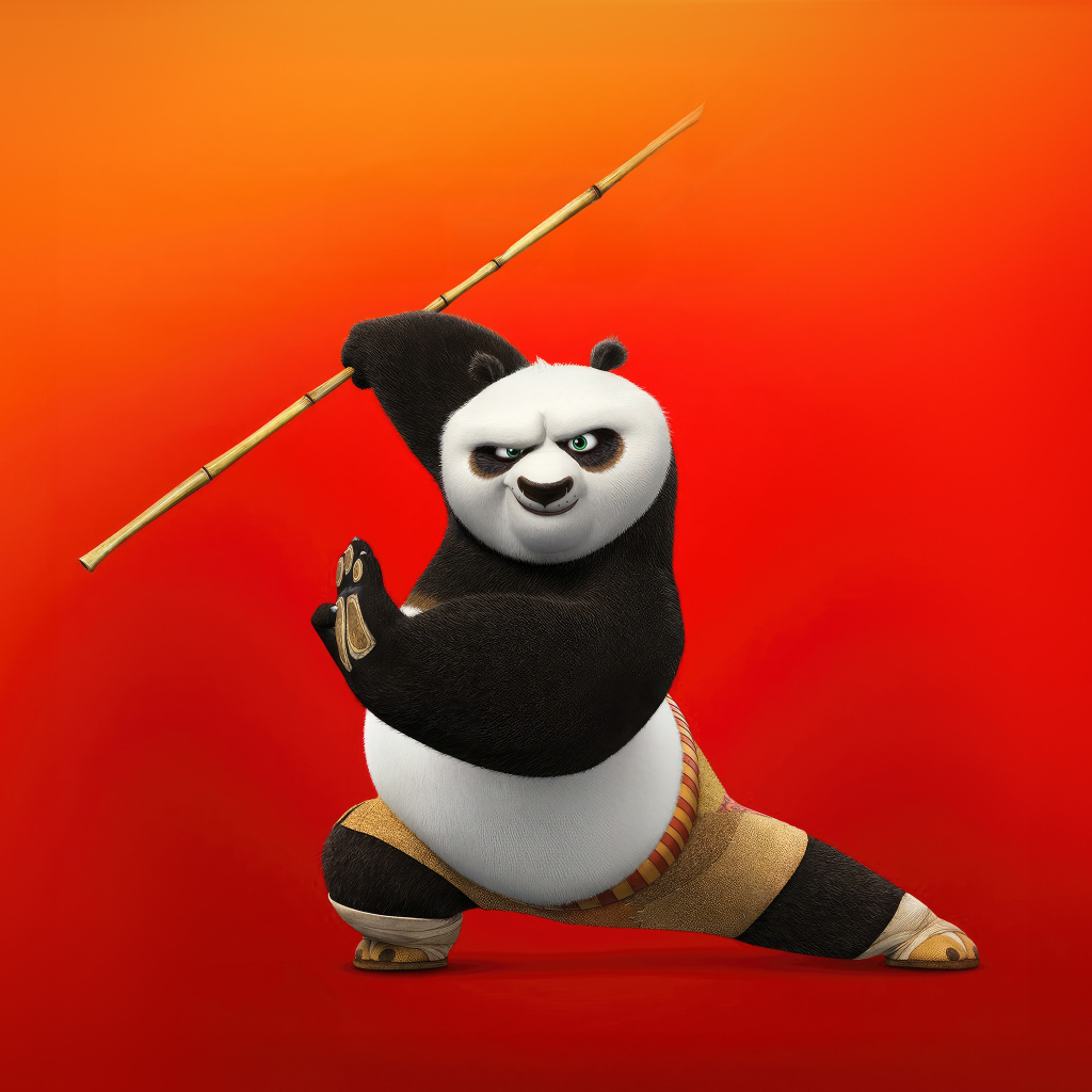 Персонаж мультфильма  Кунг-фу панда 4